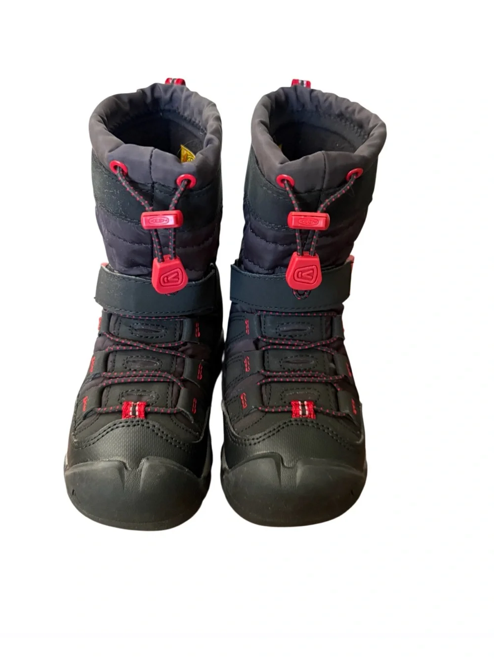Keen Winterport Neo DT WP Black Boots with Red Accents-Size 8 NWOT
